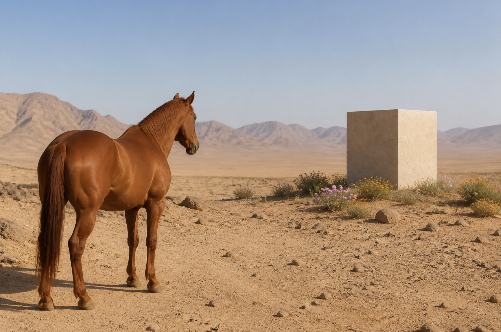 Mediumship Exercise - Cube in the Desert